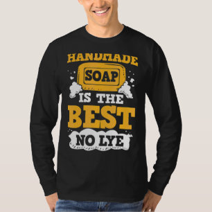 Zelfgemaakte zeep maken ambacht fair handgemaakte t-shirt