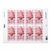Zelfgemaakte Zeep Zakelijke Koekjes Kerstlabel Etiket (Full Sheet)