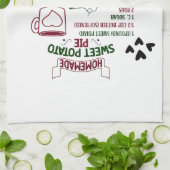 Zelfgemaakte zoete aardappelpastei Recept Kerstcad Theedoek (Gevouwen)