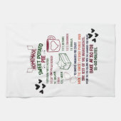 Zelfgemaakte zoete aardappelpastei Recept Kerstcad Theedoek (Horizontaal)