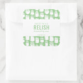 Zelfgemaakte Zoete Augurk Relish Sticker (Tas)