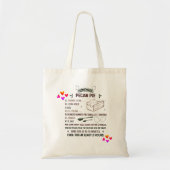 Zelfgemaakte zoete pecannotentaart recept kerstcad tote bag (Voorkant)