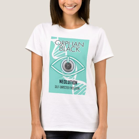 Zelfgerichte evolutie (orphan Black Apparel) T-shirt (Voorkant)