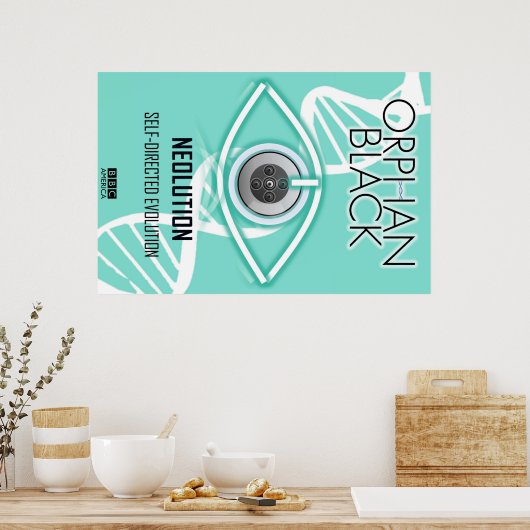 Zelfgerichte evolutie (Poster) Poster (Keuken)