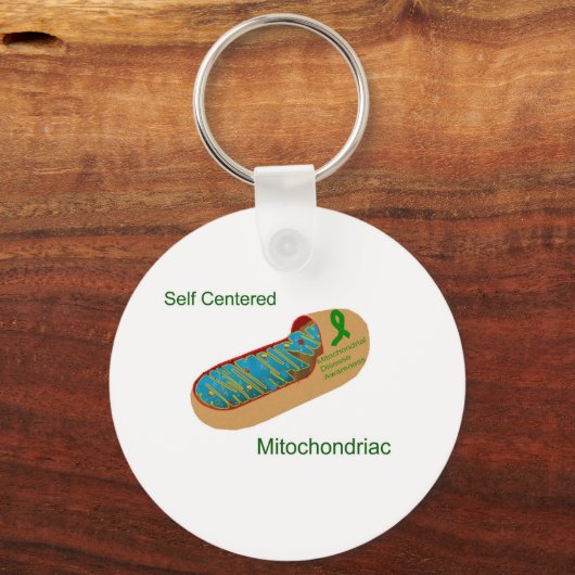 zelfgerichte mitochondriac sleutelhanger (Voorkant)