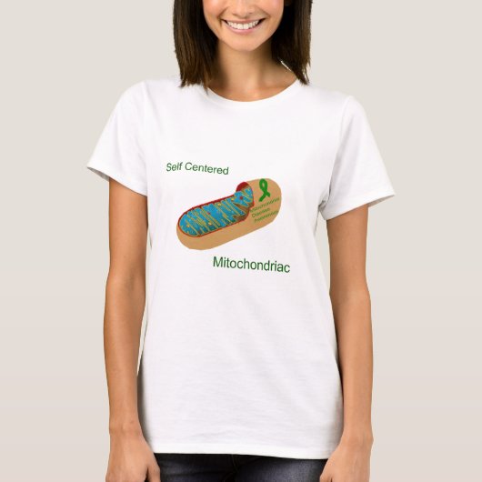zelfgerichte mitochondriac t-shirt (Voorkant)