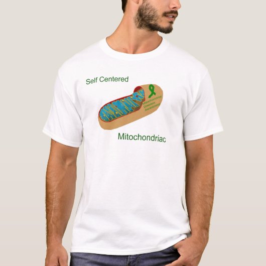 zelfgerichte mitochondriac t-shirt (Voorkant)