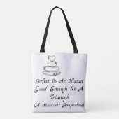 Zelfgroei Herinnering Goed Genoeg Winnicott Tote Bag (Achterkant)