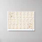 Zelfherkenningsstereogram Canvas Afdruk (Voorkant)