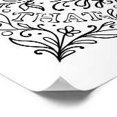 zelfherstellend vlinderkleurend Poster (Hoek)