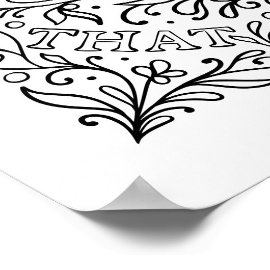 zelfherstellend vlinderkleurend Poster (Hoek)