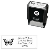 Zelfinkend moeras van de vlinder  zelfinktende stempel (In situ)