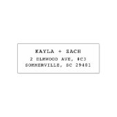 Zelfinkend retouradres stempel (Design)
