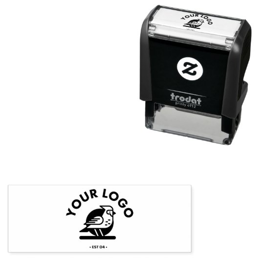 Zelfinkend rubberstempel - zwarte inkt  zelfinktende stempel (In situ)