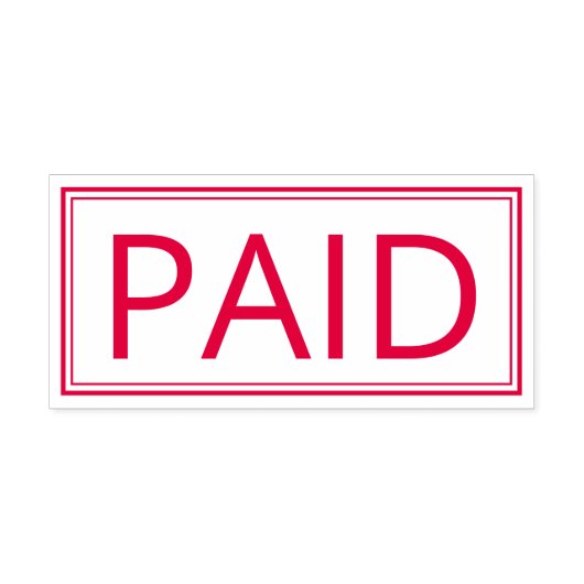 Zelfinkend stempel bedrijfstoeslag (Design)