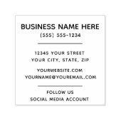 Zelfinkend stempel voor bedrijven (Design)