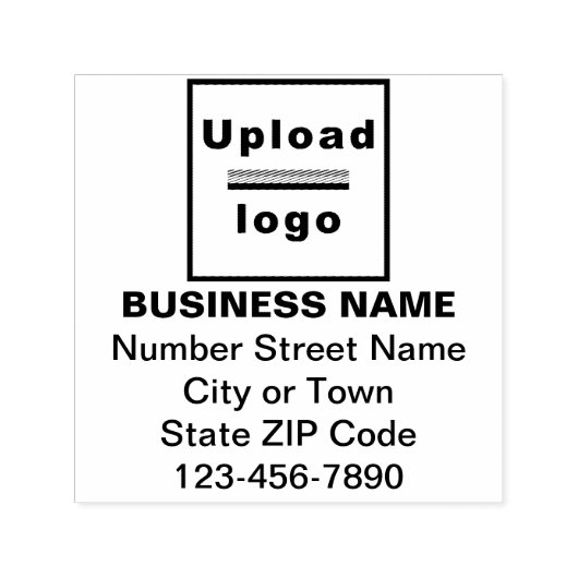 Zelfinkend stempel voor merk en vierkant (Design)