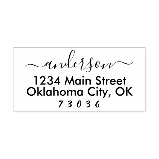 Zelfinkende aangepaste retouradresstempel  zelfinktende stempel (Design)