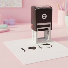 Zelfinkende kattenstempel zelfinktende stempel