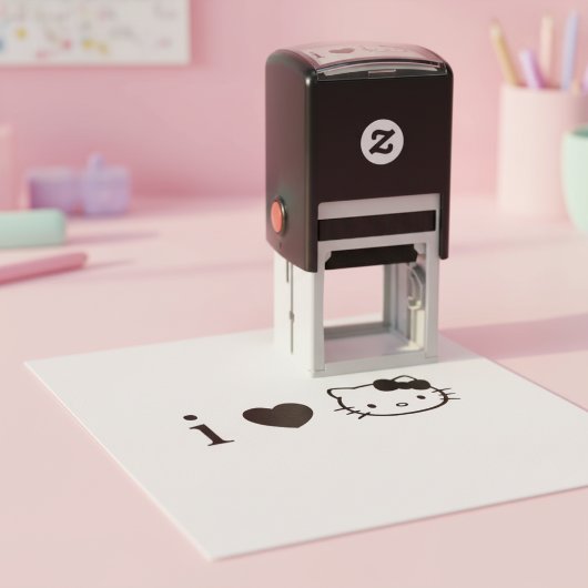 Zelfinkende kattenstempel zelfinktende stempel