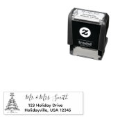 Zelfinkende kerstzegel zelfinktende stempel (In situ)