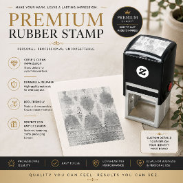 Zelfinkende rubber stempel