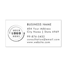 Zelfinkende rubberen stempel