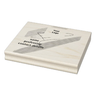 Zelfinkende rubberen stempel