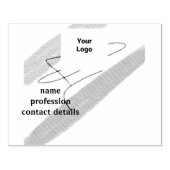 Zelfinkende rubberen stempel (Afrduk)