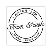 Zelfinkende rubberen stempel met boerderij-fris-mo (Design)