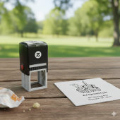 Zelfinkende rubberen stempel Tractor