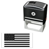 Zelfinkende stempel Amerikaanse vlag (In situ)