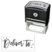 Zelfinkende stempel "bezorgen aan" (In situ)