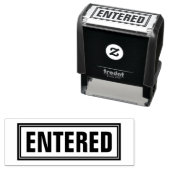 ZELFINKENDE STEMPEL 'BINNENGEKOMEN' (In situ)