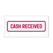 Zelfinkende stempel - Cash Ontvangen (Design)