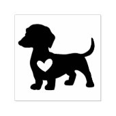 Zelfinkende stempel Dachshund Liefde Hond (Design)