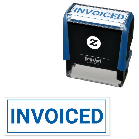 Zelfinkende stempel GEFACTUURDEERD Kantoor (In situ)