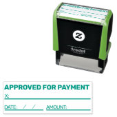 ZELFINKENDE STEMPEL 'GOEDGEKEURD VOOR BETALING' (In situ)