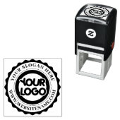 Zelfinkende stempel met bedrijfslogo (In situ)