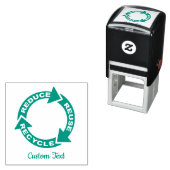 Zelfinkende stempel 'Verminderen Hergebruiken Recy (In situ)