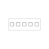 Zelfinkende stempel voor checkbox controlelijst (Design)