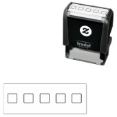 Zelfinkende stempel voor checkbox controlelijst (In situ)