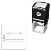 Zelfinkende Top Drie Stempel voor Planner of Dagbo (In situ)