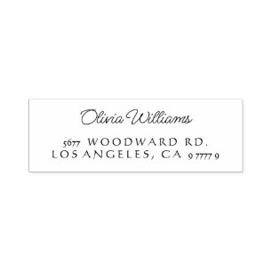 Zelfinkerend retouradresstempel "klassiek"  zelfinktende stempel