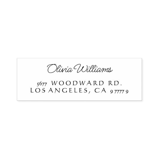 Zelfinkerend retouradresstempel "klassiek" zelfinktende stempel (Design)