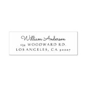 Zelfinkerend retouradresstempel "klassiek"  zelfinktende stempel (Design)