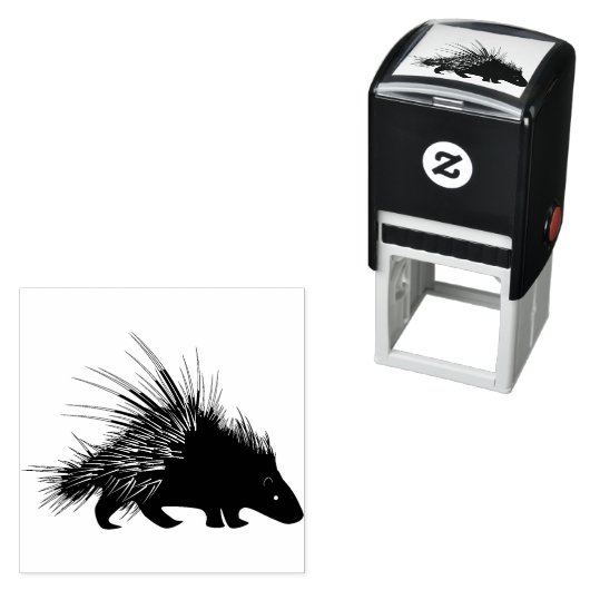 Zelfinkkend stekelvarken stempel (In situ)