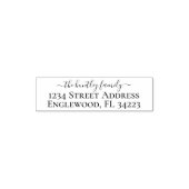 Zelfinkt Aangepast postzegeladres Zelfinktende Stempel (Design)