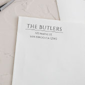 Zelfinkt Aangepaste retour adres stempel