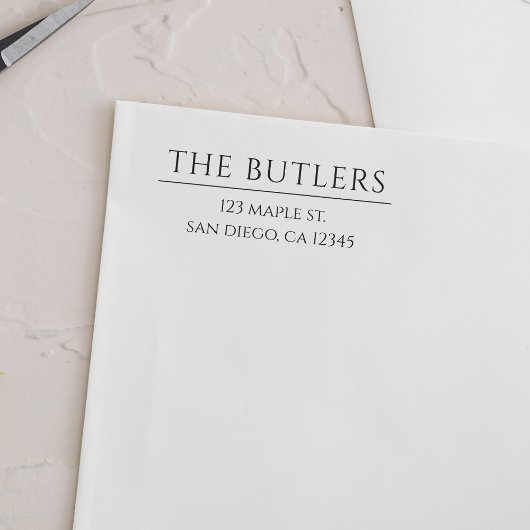 Zelfinkt Aangepaste retour adres stempel